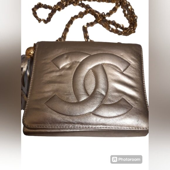 Crossbody Bag - Metallic Gold - CC -Style- - Picture 3 of 13